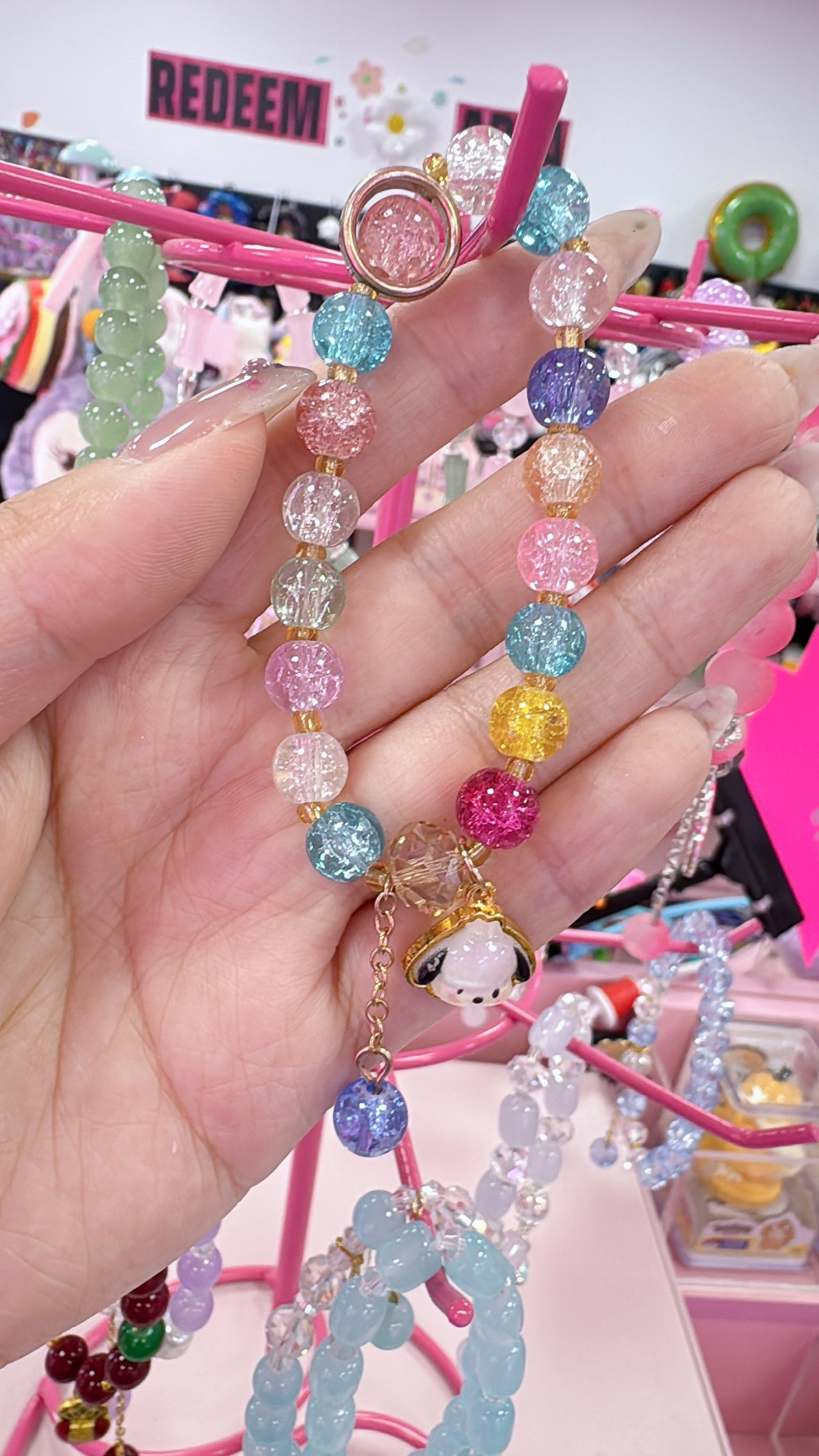 Kawaii Crystal Bead Bracelet