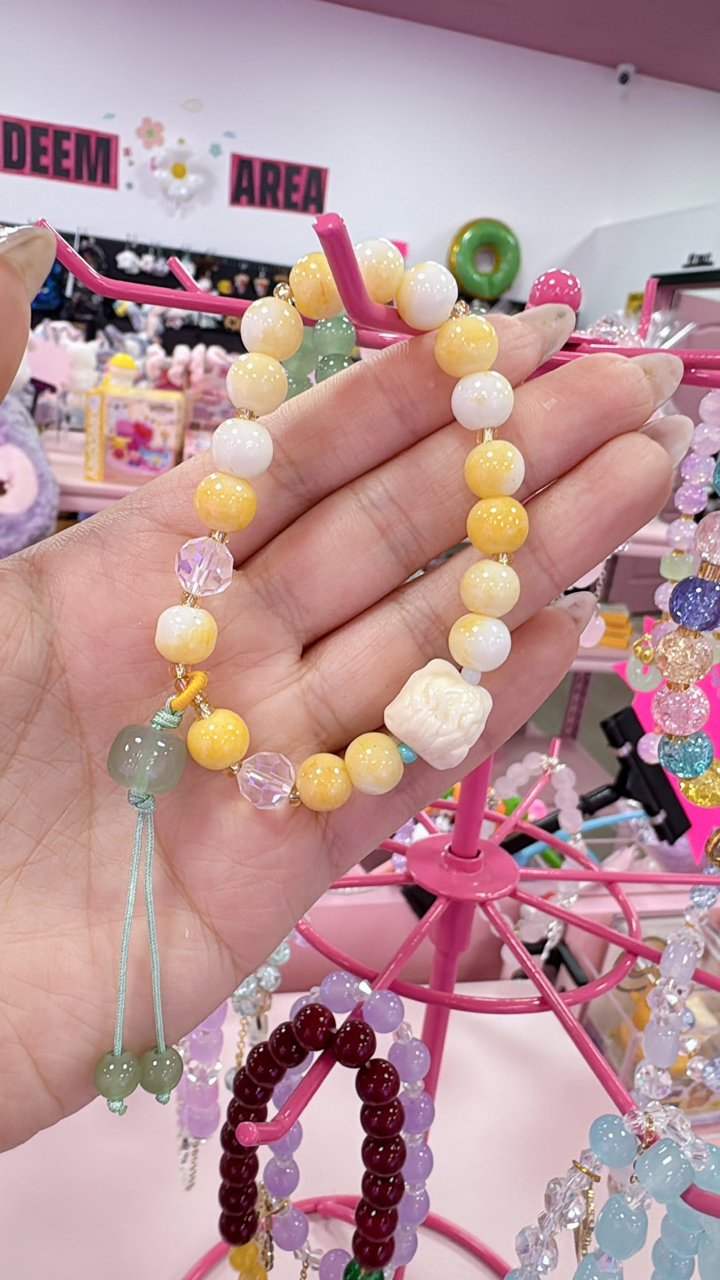 Kawaii Crystal Bead Bracelet