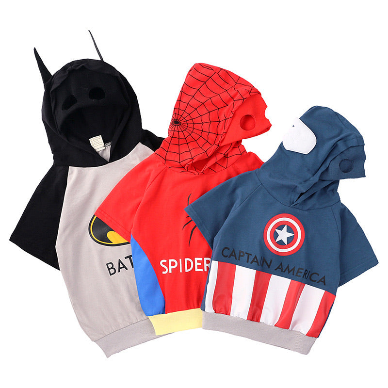 Mask-up Hero Hooded Tee