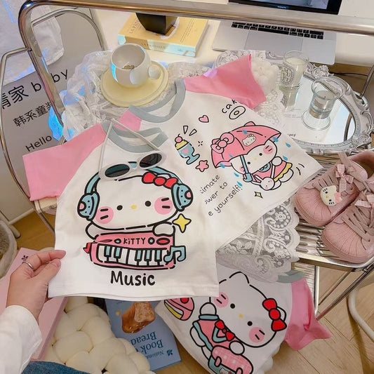 Headphone Kitty Tee