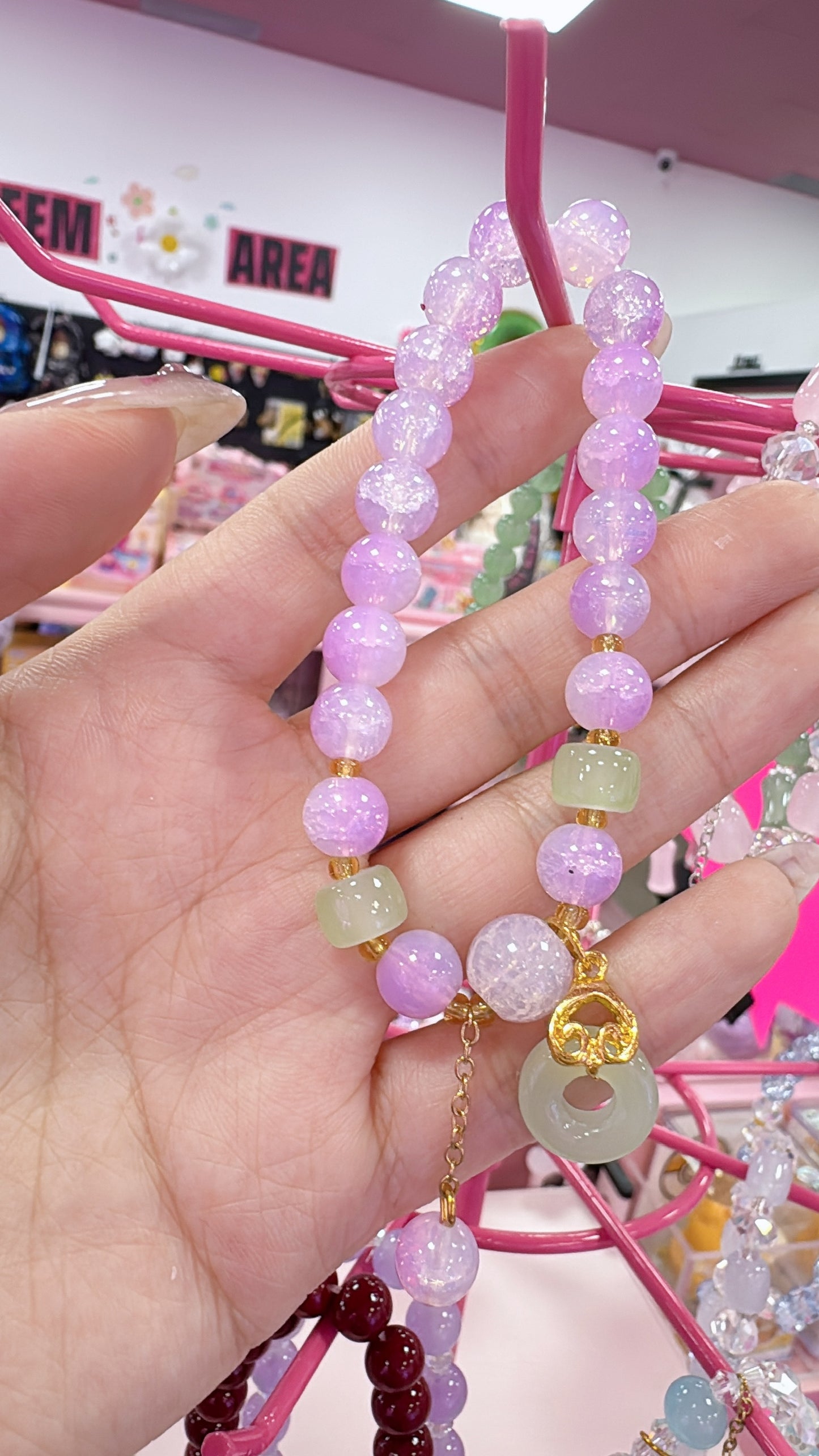 Kawaii Crystal Bead Bracelet