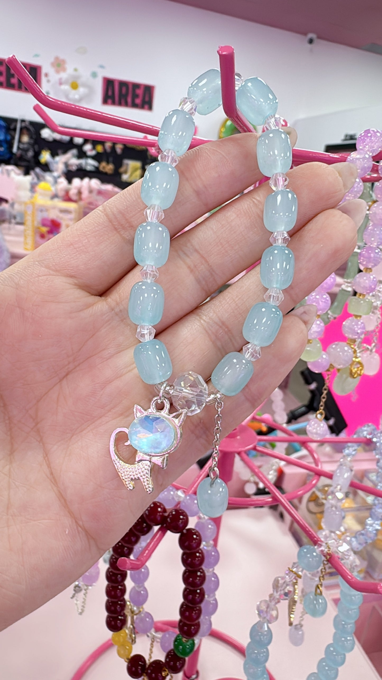 Kawaii Crystal Bead Bracelet