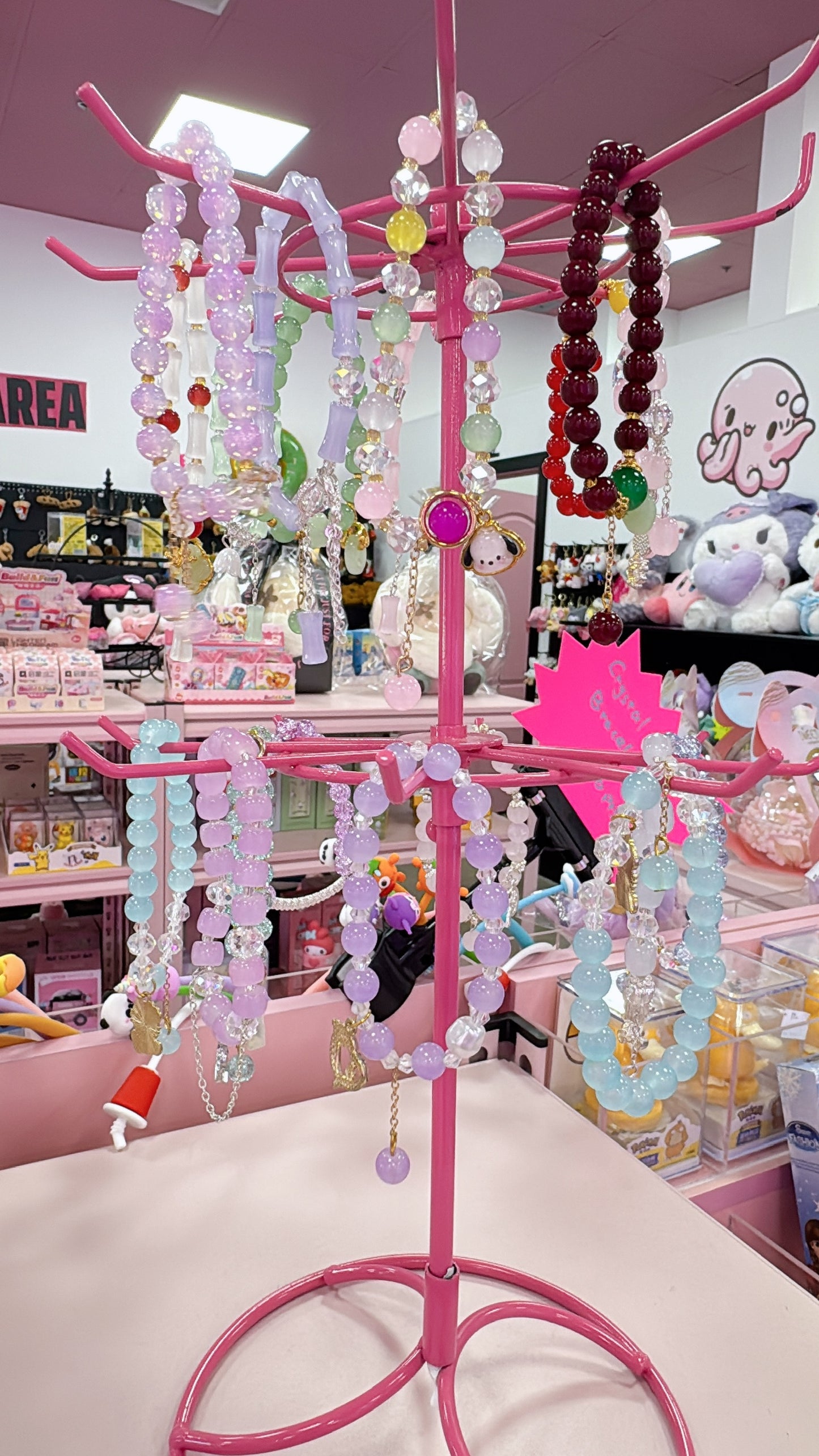 Kawaii Crystal Bead Bracelet